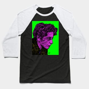 HANNAH ARENDT ink and acrylic portrait .1 Baseball T-Shirt